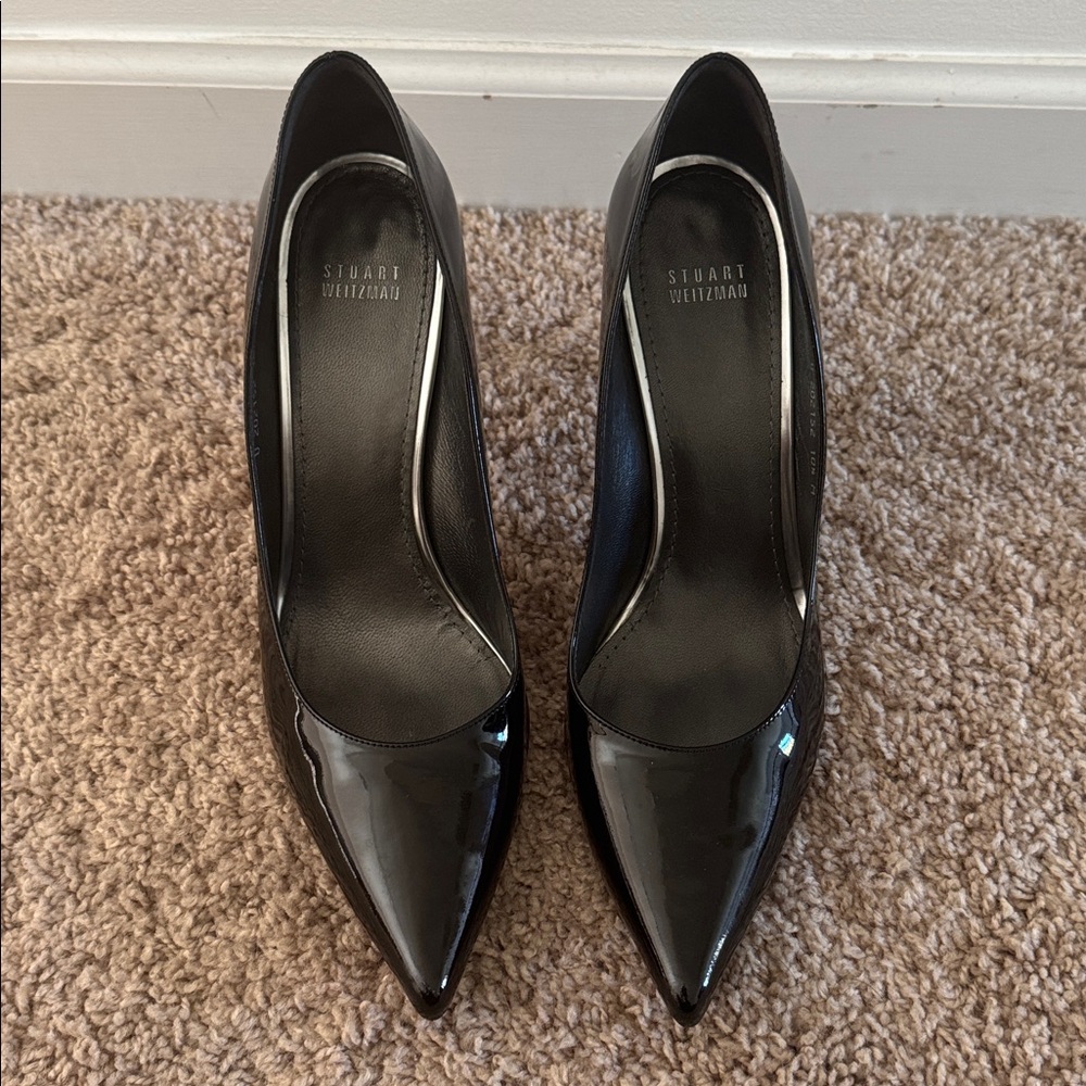 Stuart Weitzman - Black Patent Leather Heels